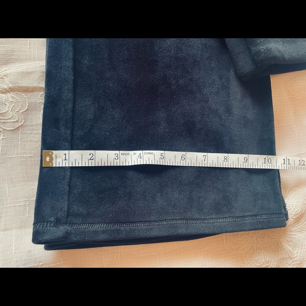 LONG TALL SALLY Womens Velvet Wide Leg Pants Medium NWOT - Picture 9 of 11
